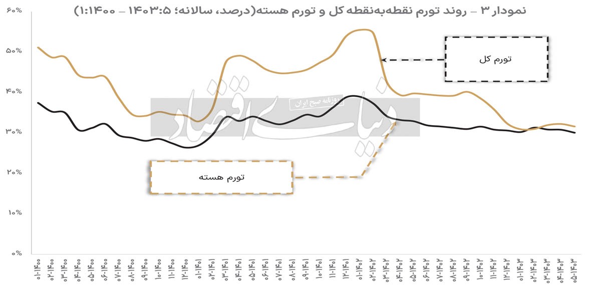 برای اولین بار محاسبه شد؛ تورم هسته اقتصاد ایران حدود ۳۰درصد است 2209726_209