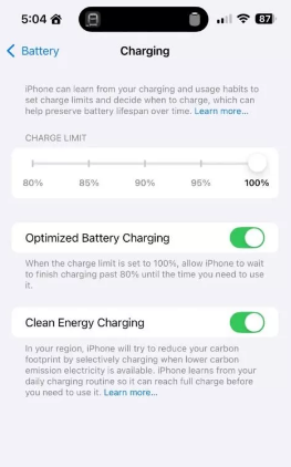 اگر شارژر آیفون شما کُند باشد، iOS ۱۸ هشدار میدهد 2216197_384