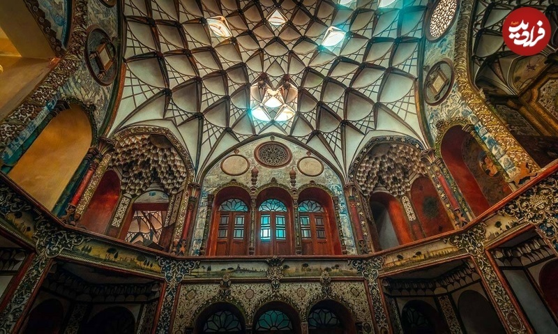 عکس/ معماری بینظیر خانه قاجاری سریال بانوی عمارت و قبله عالم 821172_235