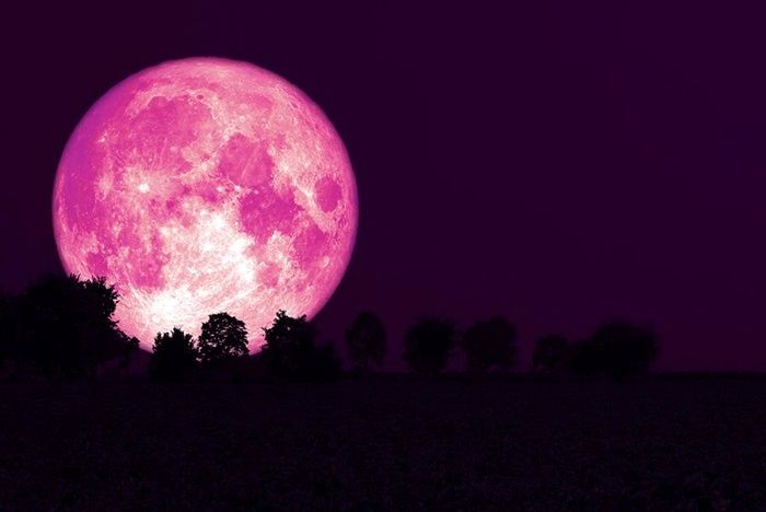 ماه در این شب صورتی می‌شود!