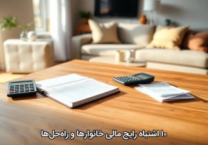 ۱۰ اشتباه رایج مالی خانوارها و راه‌حل‌ها