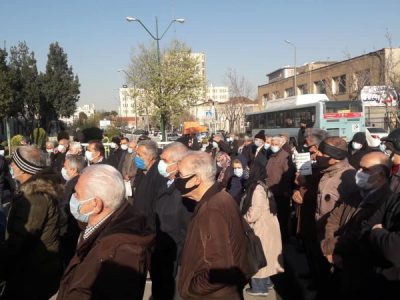 تجمع بازنشستگان تامین اجتماعی در سراسر کشور / اعتراض بازنشستگان فولاد مقابل مجلس